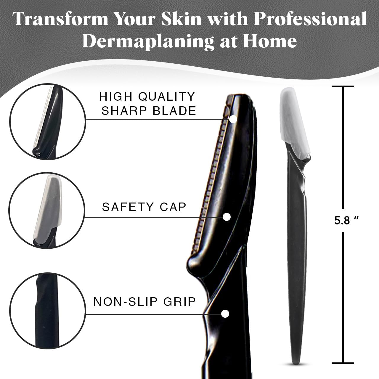 Dermaplanner Facial Hair Removal Blades (12 Blades)