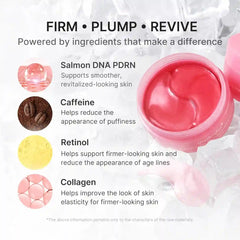 Medicube PDRN Pink Caffeine Collagen Eye Patch – 60 Patches