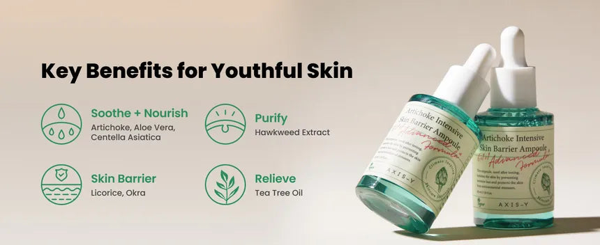 Axis-Y Artichoke Ampoule for Skin Protection and Cleansing (30ml)
