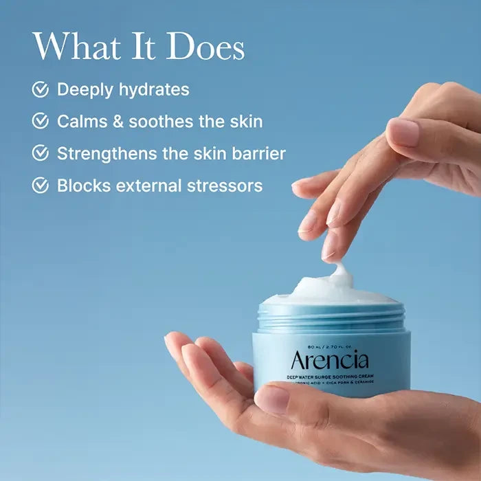 Arencia Soothing Cream for Moisturizing and Supporting the Skin Barrier (110ml)