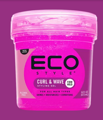 ايكو جل تصفيف للشعر الكيرلي والمموج لتعريف التموجات وترطيب ولمعان طبيعي (473مل)