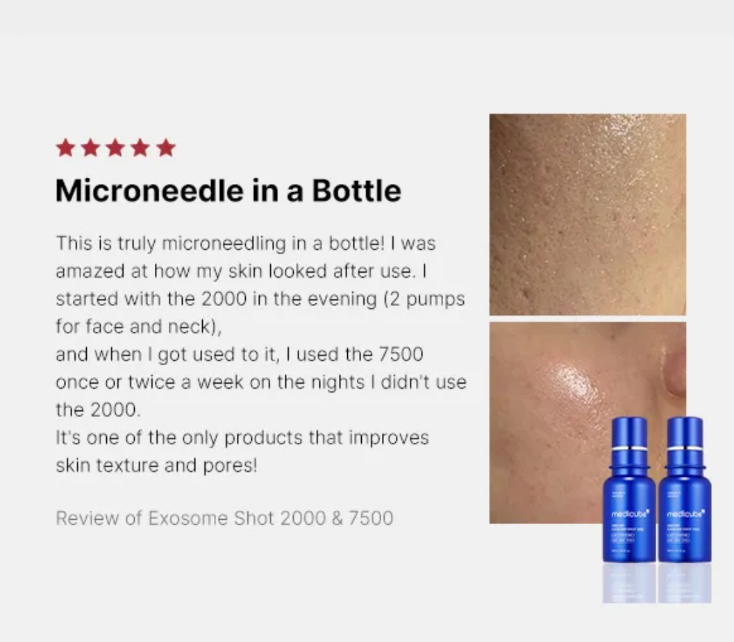 Medicube Exosom Shot One Day Pore Tightening Serum 2000-(30ml)
