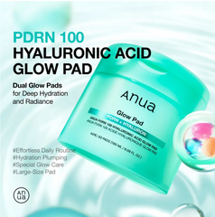 Anwa Glow Swabs with Hyaluronic Acid and PDRN (60 pcs)
