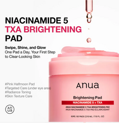 Anwa Niacinamide 5% &amp; TXA Brightening Pads (60 Pads)
